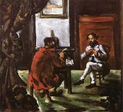 Paul Cezanne Paul Alexis Reading to Zola painting